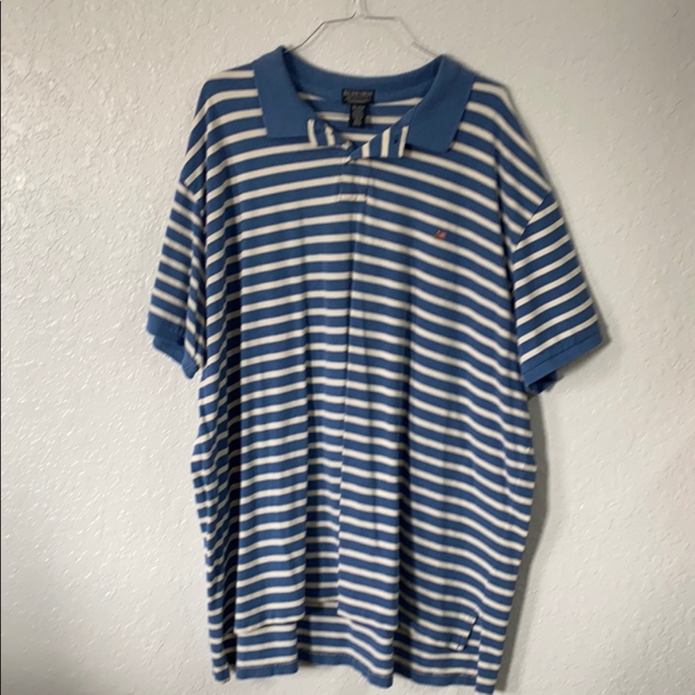 Ralph Lauren polo style shirt 5XL blue stripes